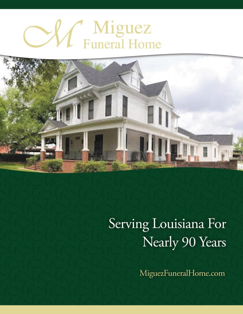 Miguez Funeral Home Jennings La Obituaries